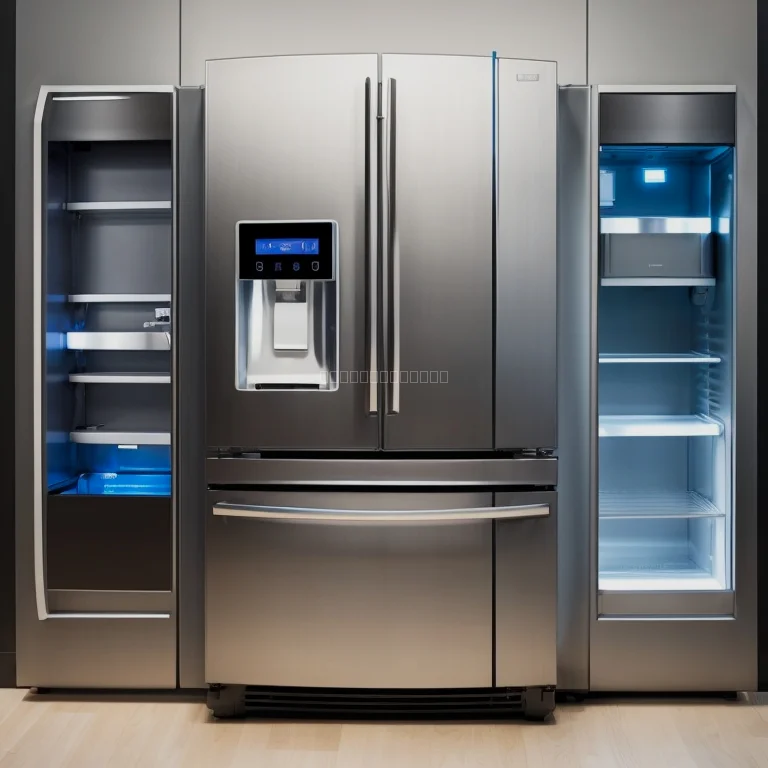 AI搭載冷蔵庫と分析画面のイメージ